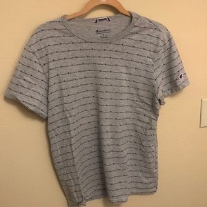 Men’s medium Champion short sleeve tshirt with Logo.